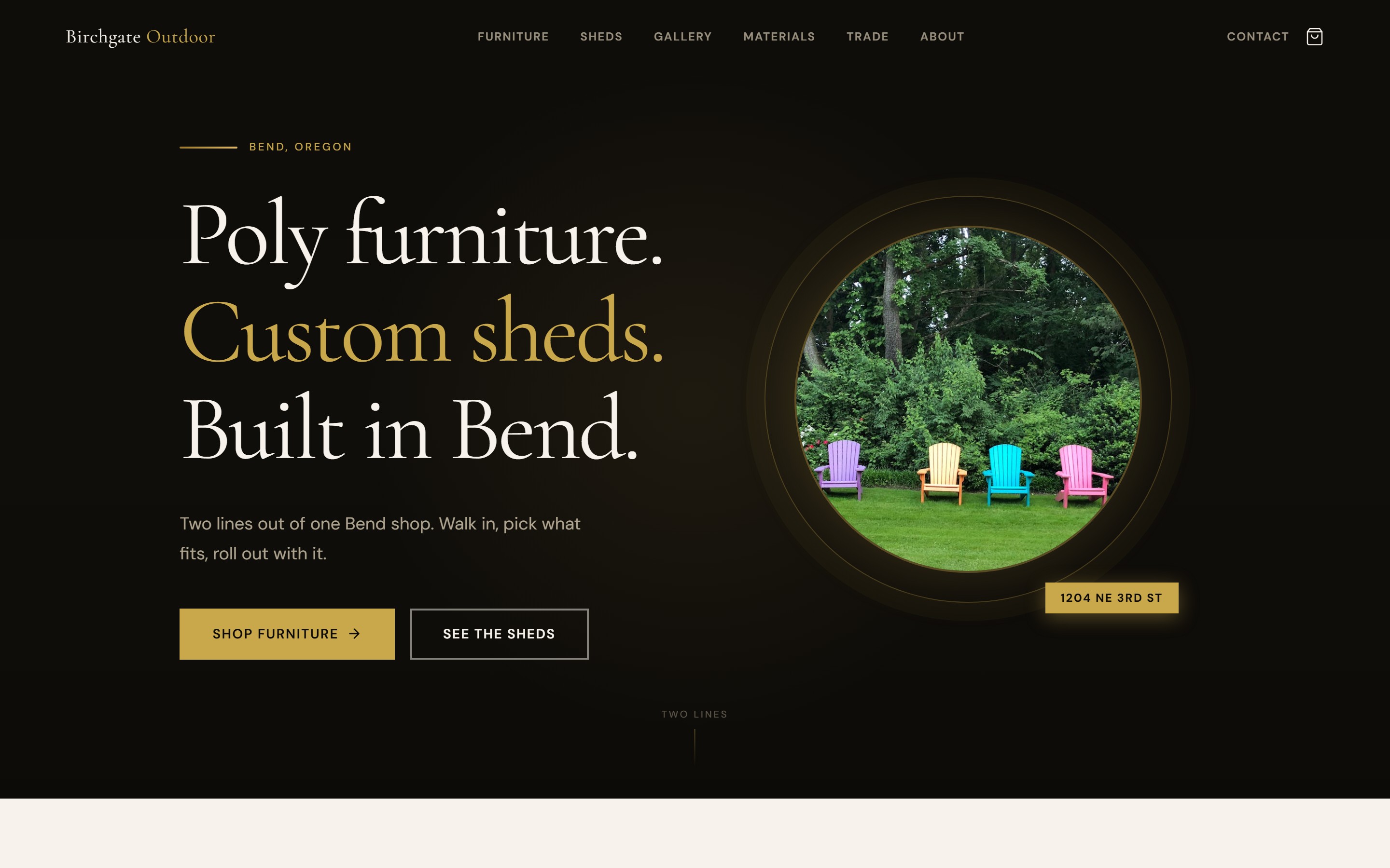 Birchgate Outdoor hero screenshot