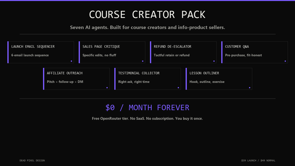Course Creator Pack
